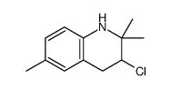 3-chloro-2,2,6-trimethyl-3,4-dihydro-1H-quinoline结构式