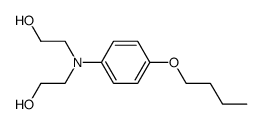 p-N,N-bis(2-hydroxyethyl)aminophenyl butyl ether结构式