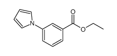 1-(3-乙氧基羰基苯基)吡咯结构式