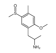 1-[2-Methoxy-4-methyl-5-(methylsulfinyl)phenyl]-2-propanamine Structure