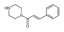 1-肉桂酰哌嗪结构式