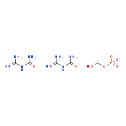 bis(amidinourea) phosphate, mono(hydroxymethyl) derivative structure