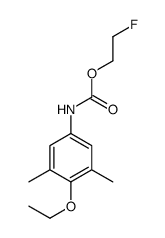 2-fluoroethyl N-(4-ethoxy-3,5-dimethylphenyl)carbamate结构式