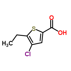 4-Chloro-5-ethylthiophene-2-carboxylic acid Structure