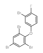4-氟-2,3,4,5-四溴二苯醚结构式