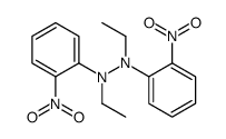 1,2-diethyl-1,2-bis(2-nitrophenyl)hydrazine Structure