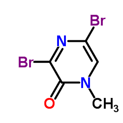 3,5-二溴-1-甲基吡嗪-2(1h)-酮图片