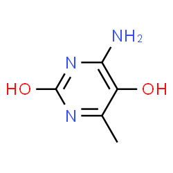2(1H)-Pyrimidinone, 4-amino-5-hydroxy-6-methyl- (9CI) Structure
