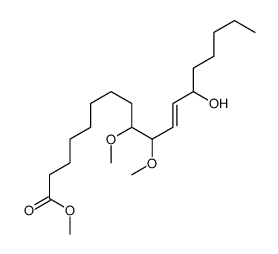 methyl 13-hydroxy-9,10-dimethoxyoctadec-11-enoate Structure