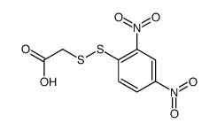 2-[(2,4-dinitrophenyl)disulfanyl]acetic acid Structure