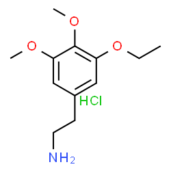 Metaescaline hydrochloride (3,4-Dimethoxy-5-ethoxyphenethylamine) Structure