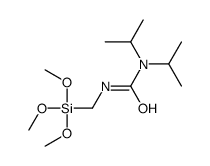 1,1-di(propan-2-yl)-3-(trimethoxysilylmethyl)urea Structure