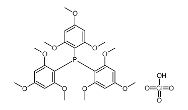 perchloric acid,tris(2,4,6-trimethoxyphenyl)phosphane Structure