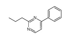 Pyrimidine, 4-phenyl-2-propyl- (7CI,9CI)结构式