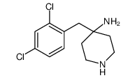 4-[(2,4-dichlorophenyl)methyl]piperidin-4-amine Structure