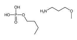 butyl dihydrogen phosphate, compound with 3-methoxypropylamine Structure
