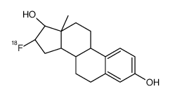 (8R,9S,13S,14S,16R,17R)-16-fluoranyl-13-methyl-6,7,8,9,11,12,14,15,16,17-decahydrocyclopenta[a]phenanthrene-3,17-diol Structure