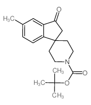 叔-丁基 5-甲基-3-羰基-2,3-二氢螺-[茚-1,4'-哌啶]-1'-羧酸酯结构式