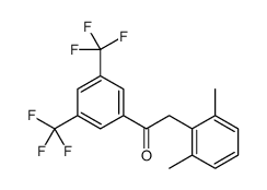 1-[3,5-bis(trifluoromethyl)phenyl]-2-(2,6-dimethylphenyl)ethanone结构式