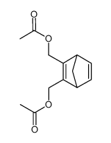 2,3-bis(acetoxymethyl)bicyclo[2.2.1]hepta-2,5-diene结构式