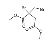 dimethyl 2-bromo-2-(bromomethyl)succinate Structure