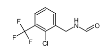 {[2-chloro-3-(trifluoromethyl)phenyl]methyl}formamide Structure