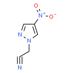 4-硝基-1H-吡唑-1-乙腈结构式