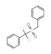 Benzene,[dichloro[(phenylmethyl)sulfonyl]methyl]-结构式