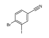 4-bromo-3-iodobenzonitrile Structure