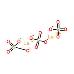 lanthanum sulfate Structure