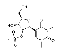 2'-O-Mesyl-1,3-dimethyl-ψ-uridine Structure