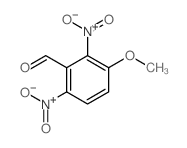 Benzaldehyde,3-methoxy-2,6-dinitro- Structure