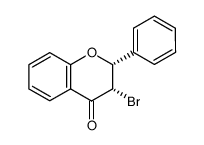 2,3-cis-3-Bromoflavanone结构式