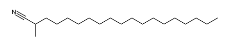 2-methylnonadecanenitrile结构式
