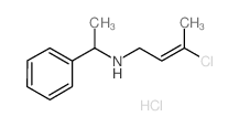 (3-Chloro-but-2-enyl)-(1-phenyl-ethyl)-amine hydrochloride结构式