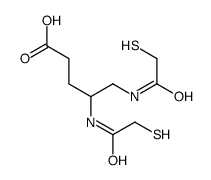4,5-bis[(2-sulfanylacetyl)amino]pentanoic acid Structure