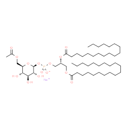 6-OAc PtdGlc(di-acyl Chain) Structure