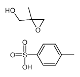 4-methylbenzenesulfonic acid,(2-methyloxiran-2-yl)methanol Structure