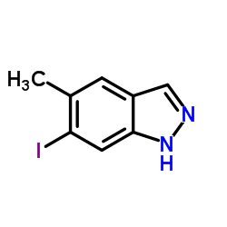 6-Iodo-5-methyl-1H-indazole structure