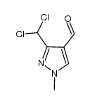 3-dichloromethyl-1-methyl-1H-pyrazole-4-carbaldehyde Structure