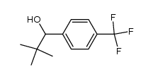 (+/-)-2,2-dimethyl-1-[p-(trifluoromethyl)phenyl]propan-1-ol Structure