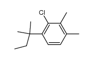 4-tert-amyl-3-chloro-o-xylene Structure