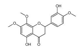 5,3'-dihydroxy-7,8,4'-trimethoxyflavanone Structure