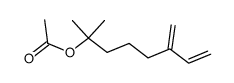 松节油(萜烯、类萜物)月桂烯馏分羟基乙酸酯结构式
