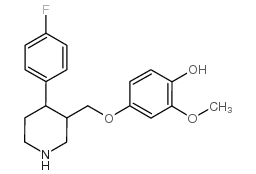 4-(4-氟苯基)-3-(4-羟基-3-甲氧基苯氧基甲基)哌啶图片