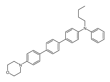 N-butyl-4-[4-(4-morpholin-4-ylphenyl)phenyl]-N-phenylaniline结构式