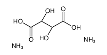 diazanium,(2R,3R)-2,3-dihydroxybutanedioate结构式