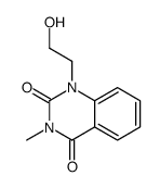 1-(2-hydroxyethyl)-3-methylquinazoline-2,4-dione Structure