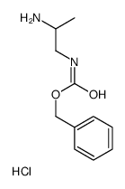 Benzyl (2-aminopropyl)carbamate hydrochloride (1:1) Structure