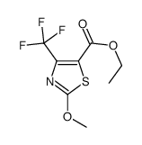 2-甲氧基-4-(三氟甲基)-5-噻唑羧酸乙酯结构式